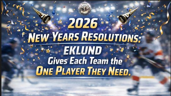 The ONE RENTAL EVERY NHL Team, has their New Years Resolution on.  (Eklund)